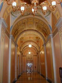 Decorative halls in the Capitol Building<br>Location: <a href="https://www.google.com/maps/search/?api=1&query=38.88981,-77.00908" target="_new">National Capitol Building</a>